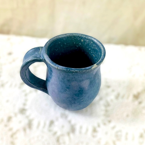 Blue Pottery Mug set of seven - Picture 10 of 10